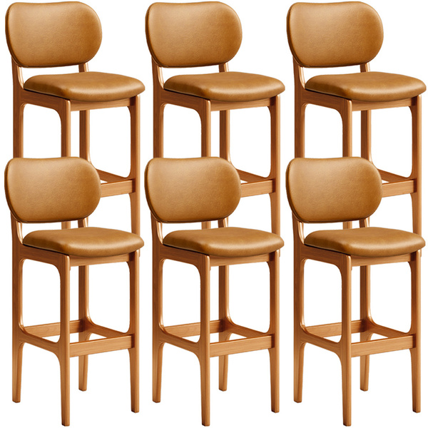 Kit 6 Banquetas Alta Bar Cozinha Sala Jantar Fixa Betta L02 I