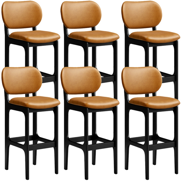 Kit 6 Banquetas Alta Bar Cozinha Sala Jantar Fixa Betta L02 P