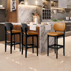 Kit 6 Banquetas Alta Bar Cozinha Sala Jantar Fixa Betta L02 P