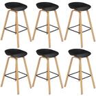 Kit 6 Banquetas Altas Bancada Cozinha Cassia Bd 76 Cm