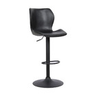 Kit 6 Banquetas Base Em Aço Giratória Naboo Com Regulagem De