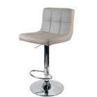 Kit 6 Banquetas Gomos Para Cozinha 3-35 Nude