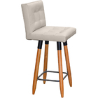 Kit 6 Banquetas Grace Alta Para Areá Gourmet E Balcão Área Go