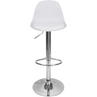 Kit 6 Banquetas Joly Luisa Eames Saarinen Base Giratória Crom