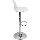 Kit 6 Banquetas Joly Luisa Eames Saarinen Base Giratória Crom