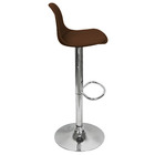 Kit 6 Banquetas Joly Luisa Eames Saarinen Base Giratória Crom