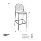 Kit 6 Banquetas Mumbai