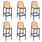 Kit 6 Banquetas Mumbai