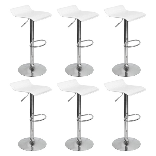 Kit 6 Banquetas Toquio Wave Enzo Belo Horizonte Recouro Girat