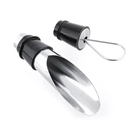 Kit 6 Bicos Dosador Tampa Rolha Garrafa De Vinho Inox