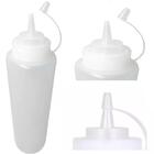 Kit 6 Bisnaga 1000ml Tubos Para Maionese Lanchonete Restauran