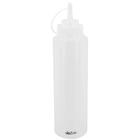 Kit 6 Bisnagas Graduadas Plásticas Flexível 800ml Tubos Barma