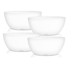 Kit 6 Bowls 700ml Branco - Polipropileno