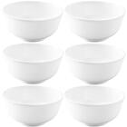 Kit 6 Bowls Melamina 200ml Tigela Branca Liso Haus Hotel Ser