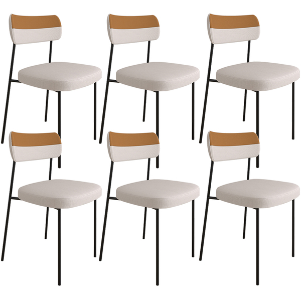 Kit 6 Cadeira Decorativa Estofada Sala Jantar Melina L02 Linh
