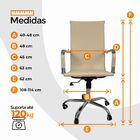 Kit 6 Cadeira Escritório Esteirinha Giratória Alta Ajustável