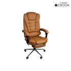 Kit 6 Cadeira Presidente Ergonômica Apoio Para Pés Ajustável