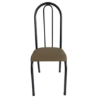 Kit 6 Cadeira Requinte Sala Jantar Aço Tubolar Cozinha Corino