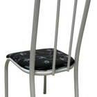 Kit 6 Cadeira Requinte Sala Jantar Aço Tubolar Cozinha Corino