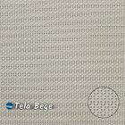 Kit 6 Cadeira Riviera Piscina Alumínio Marrom Tela Bege