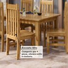 Kit 6 Cadeiras 100% Madeira Maciça Bielefeld Espresso Móveis