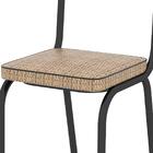 Kit 6 Cadeiras 119 Europa Preto/rattan - Artefamol