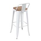 Kit - 6 Cadeiras + 2 Banquetas Altas Tolix Com Encosto - Bran