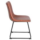 Kit 6 Cadeiras + 2 Banquetas Estofadas Industrial Loft Vintag