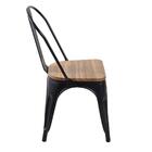 Kit - 6 Cadeiras + 4 Banquetas Altas Tolix Com Encosto - Pret