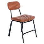 Kit 6 Cadeiras + 4 Banquetas Estofadas Industrial Loft Vintag