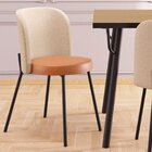 Kit 6 Cadeiras Aço Love Cabecasa Madeiraoriginals Preto/whisky