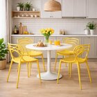 Kit 6 Cadeiras Allegra  Amarelo