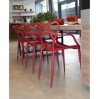 Kit 6 Cadeiras Allegra  Cereja