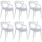 Kit 6 Cadeiras Allegra - Cinza