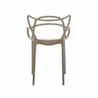 Kit 6 Cadeiras Allegra Flex 85cmx54cmx56 Cm Nude