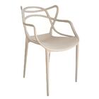 Kit 6 Cadeiras Allegra - Nude