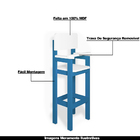 Kit 6 Cadeiras Alta Refeição Infantil Criança Restaurante Lan