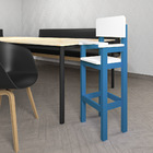 Kit 6 Cadeiras Alta Refeição Infantil Criança Restaurante Lan