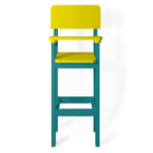 Kit 6 Cadeiras Alta Refeição Infantil Criança Restaurante Lan