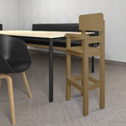 Kit 6 Cadeiras Alta Refeição Infantil Criança Restaurante Lan