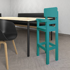 Kit 6 Cadeiras Alta Refeição Infantil Criança Restaurante Lan