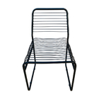 Kit 6 Cadeiras Aramadas Trefiladas Pretas Alto Padrão Prado