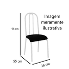 Kit 6 Cadeiras Avulsas Madri Branco Prata/antares