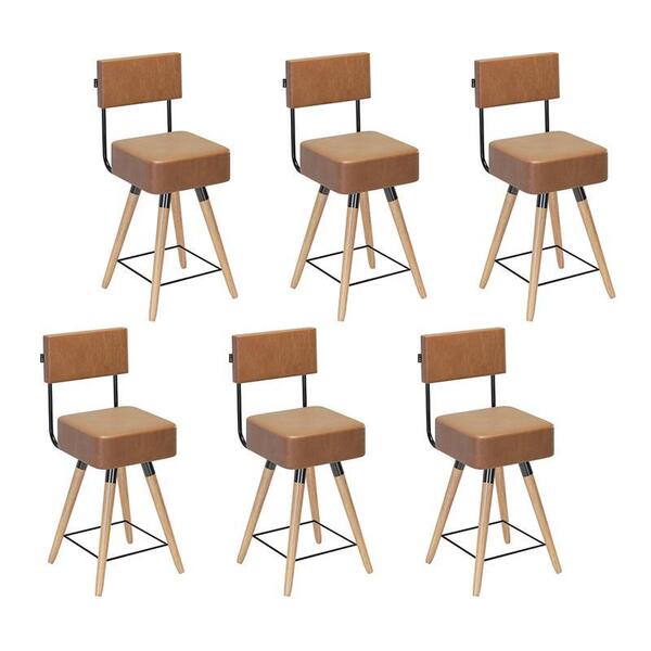 Kit 6 Cadeiras Barcelona Baixa 50cm - Salaone