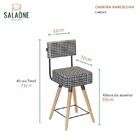 Kit 6 Cadeiras Barcelona Baixa 50cm - Salaone