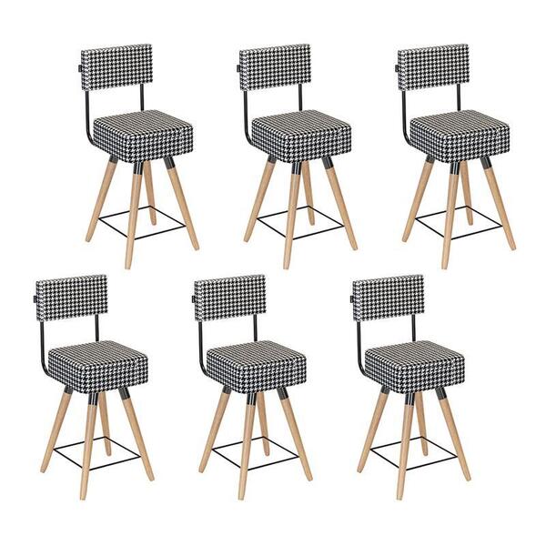 Kit 6 Cadeiras Barcelona Baixa 50cm - Salaone