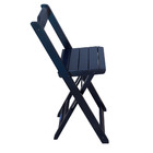 Kit 6 Cadeiras Bistrô Dobráveis Madeira Preta - Tarimatã