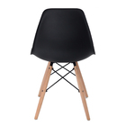 Kit 6 Cadeiras Charles Eames Eiffel Base Madeira Sala De Jant