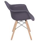 Kit 6 Cadeiras Charles Eames Eiffel Daw Com Braços E Pés De M