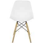 Kit 6 Cadeiras Charles Eames Eiffel Dkr Wood Design Branca